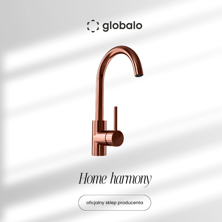Kitchen faucet GLOBALO Zentio Copper 1.1