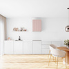 Cooker hood GLOBALO Lowio 60.1 BL/Velvet Rose