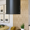 Cooker hood GLOBALO Cylindro Isola 39.6 Black Shadow