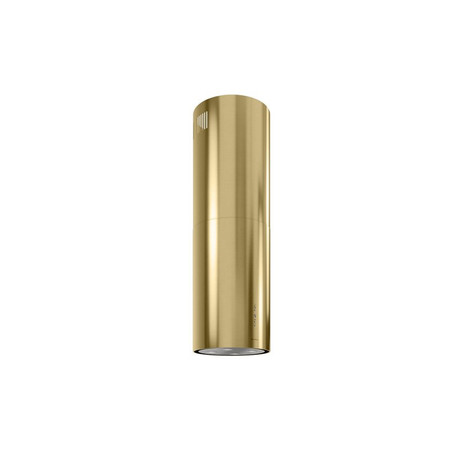 Dunstabzugshaube GLOBALO Cylindro Isola 39.7 Light Gold Mat
