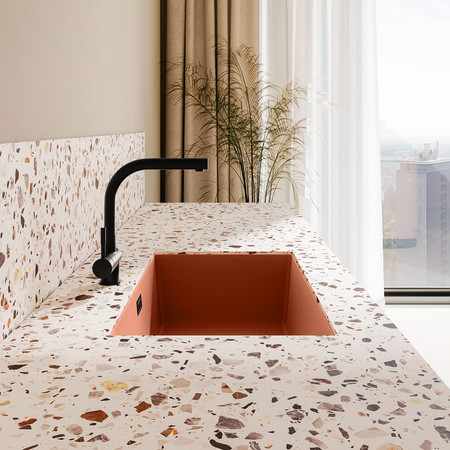 GLOBALO granite kitchen sink Aurilio 80.1 Brick Clean Tech