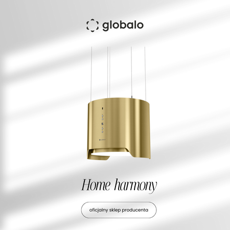 GLOBALO Arenoflow 39.4 Light Gold Matt Dunstabzugshaube