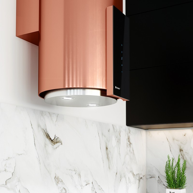 Visualization of cooker hood GLOBALO Roxano 39.1 Copper