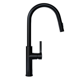 Kitchen faucet with pull-out spout GLOBALO Divio Black 1.1