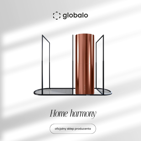 SET COOKER HOOD GLOBALO CYLINDRO ISOLA + SHELF AFRALO