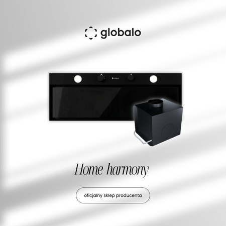 Cooker hood GLOBALO Fluxime 90.1 Black + Turbine TW 1.2