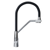 Kitchen faucet with water filter Olintio Black/Inox 1.1