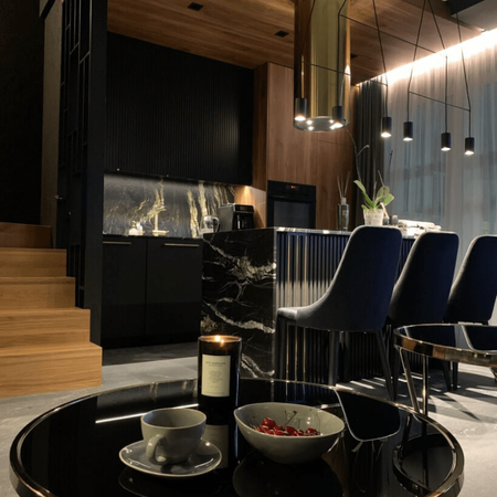 Dunstabzugshaube GLOBALO Asterio Isola 39.1 Light Gold