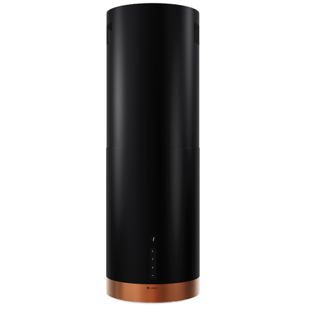 Cooker hood GLOBALO Heweno Isola 39.2 BL/Copper Mat Ring