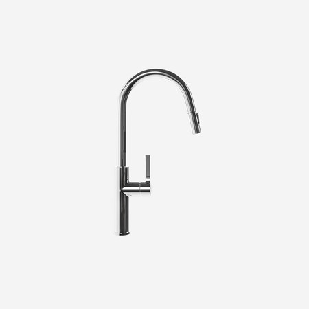 Kitchen faucet with pull-out spout GLOBALO Divio Chrome 1.1