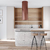 Cooker hood GLOBALO Lobelio Isola 39.1 Wine Copper