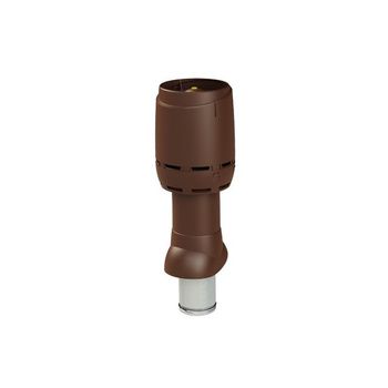 VILPE insulated ventilation chimney FLOW 125P/IS/500 CHOCOLATE