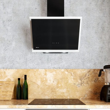 Cooker hood Dagero 60.1 Black/Wh