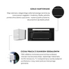 Cooker hood GLOBALO Silentio 60.2 Black + Turbine TZ1.1