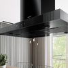 Cooker hood GLOBALO Verta Isola 90.1 Black