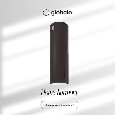 Cooker hood GLOBALO Miraya Isola 39.1 Dark Chocolate