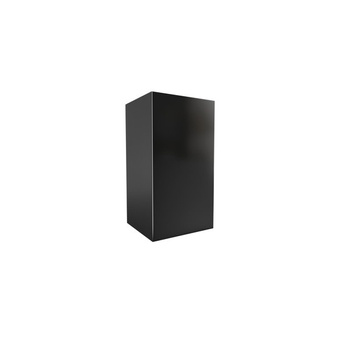 Lower extension for cooker hoods: Mirida - black