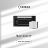 Dunstabzugshaube GLOBALO Saredo 60.1 Schwarz + Turbine TW 1.2