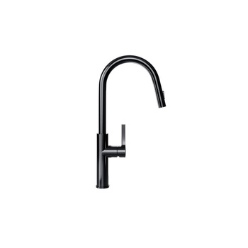 Kitchen faucet with pull-out spout GLOBALO Divio Black 1.1