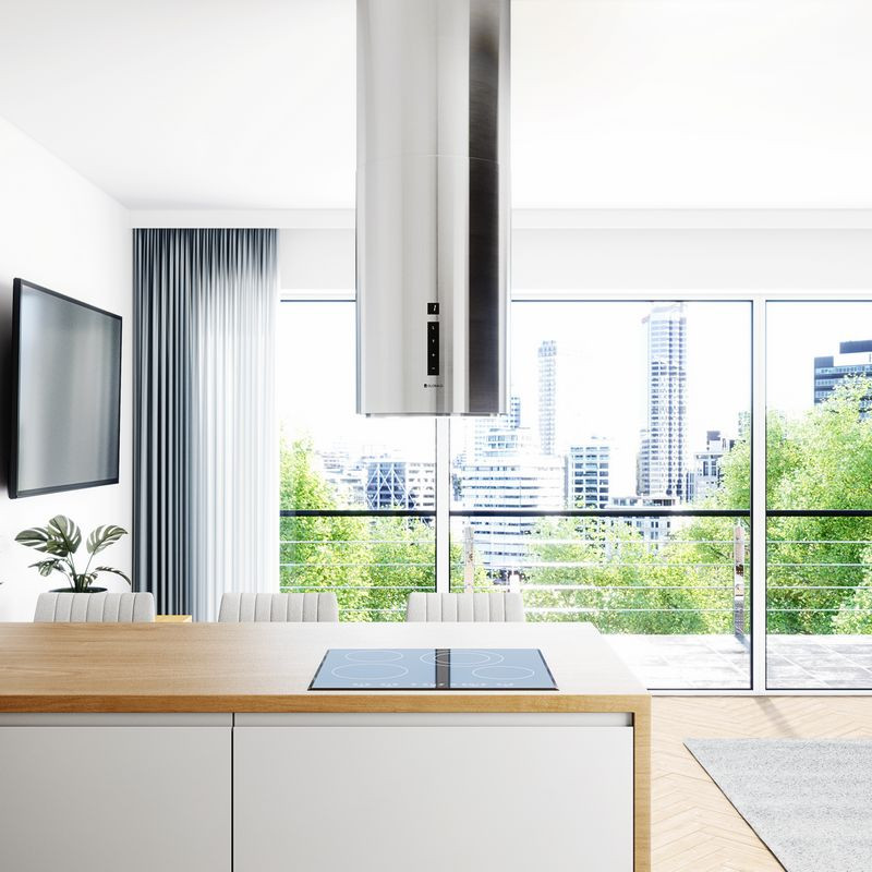 Dunstabzugshaube GLOBALO Heweno Isola 39.2 Inox