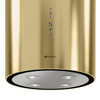 Dunstabzugshaube GLOBALO Cylindro Isola 39.7 Light Gold Mat