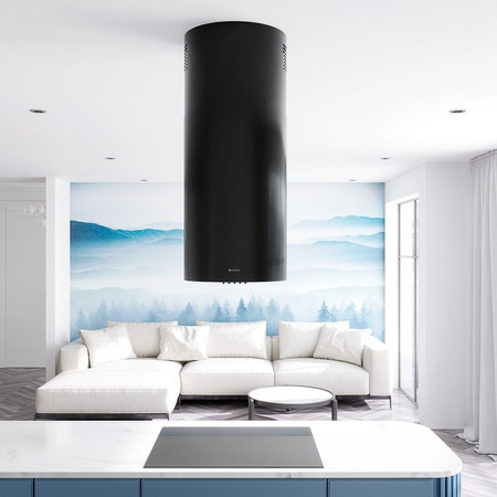 Cooker hood GLOBALO Lobelio Isola 39.1 Black