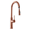 Kitchen faucet with pull-out spout GLOBALO Divio Copper 1.1