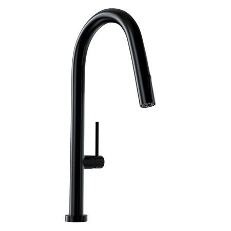 Kitchen faucet with pull-out spout GLOBALO Divio Black 1.1