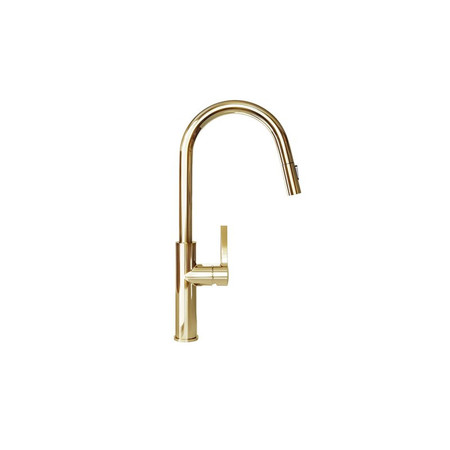 Batterie mit ausziehbarem Auslauf GLOBALO Divio Light Gold 1.1
