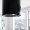 Cooker hood GLOBALO Lobelio Isola 39.1 Black