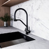 Kitchen faucet with water filter Olintio Black 1.1