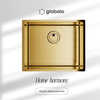 GLOBALO RIWOLO 50.1 GOLD Spülbecken