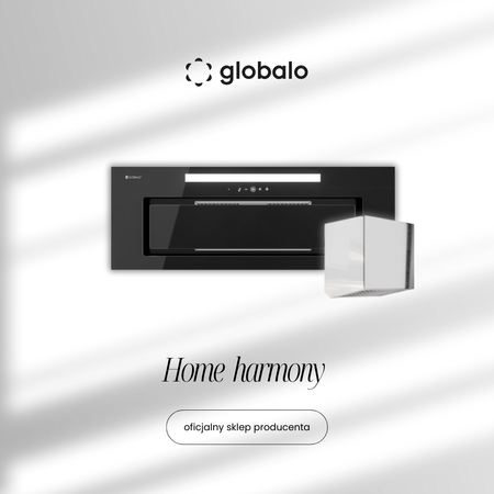 Cooker hood GLOBALO Silentio 80.2 Black + Turbine TZ 1.1