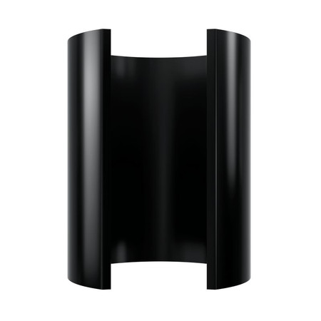 Upper extension for cooker hoods: ROXANO/HEWENO - BLACK