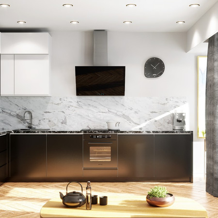 Okap kuchenny GLOBALO Softedo 90.1 Black