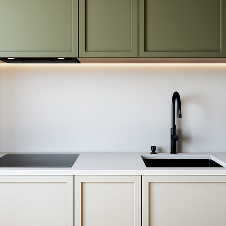 Kitchen faucet with pull-out spout GLOBALO Divio Black 1.1