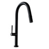 Kitchen faucet with pull-out spout GLOBALO Divio Black 1.1
