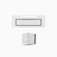 Dunstabzugshaube GLOBALO Saredo 80.1 White + Turbine TZ 1.1
