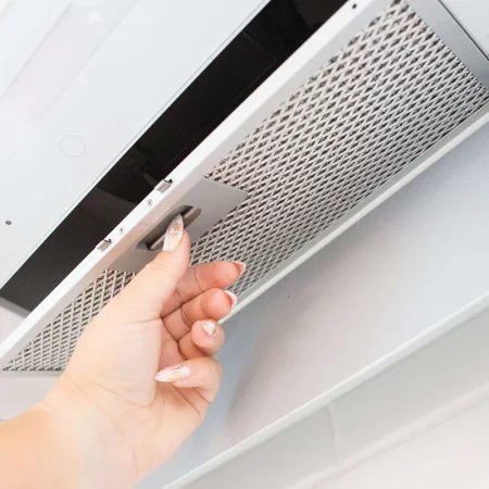 Dunstabzugshaube GLOBALO Saredo 60.1 Schwarz + Turbine TW 1.2