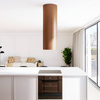 Cooker hood GLOBALO Cylindro Isola 39.7 Copper Matte