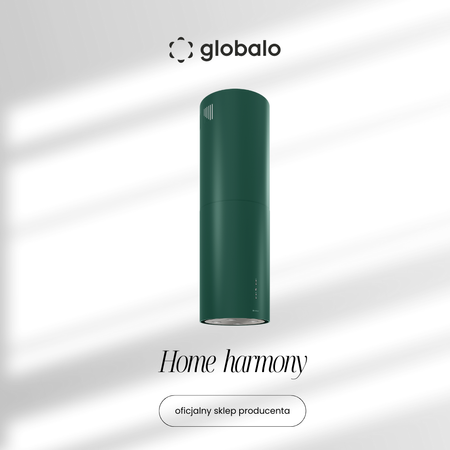 Okap kuchenny GLOBALO Cylindro Isola 39.7 Green