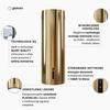 Dunstabzugshaube GLOBALO Heweno Isola 39.2 Light Gold