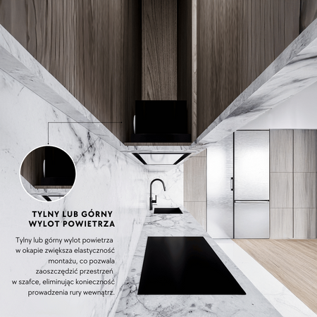 Cooker hood GLOBALO Sumotion 60.1 H2H Inox