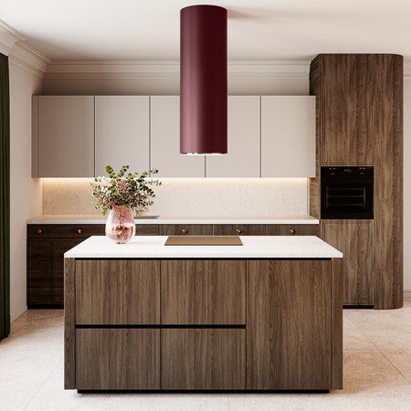Cooker hood GLOBALO Miraya Isola 39.1 Burgundy
