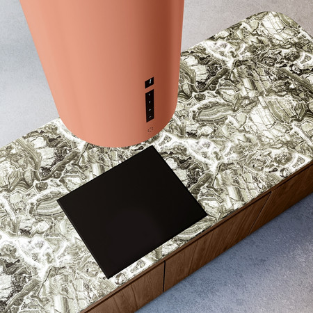 Cooker hood GLOBALO Miraya Isola 39.1 Brick