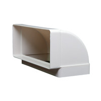 Vertical flat elbow Domus 204x60 mm CODE 560
