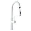 Kitchen faucet with pull-out spout GLOBALO Divio White 1.1