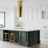 Dunstabzugshaube GLOBALO Cylindro Isola 39.7 Light Gold Mat