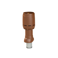VILPE isolierter Lüftungsschornstein FLOW 125P/IS/500 ZIEGELROT
