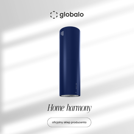 Okap kuchenny GLOBALO Cylindro Isola 39.7 Blue